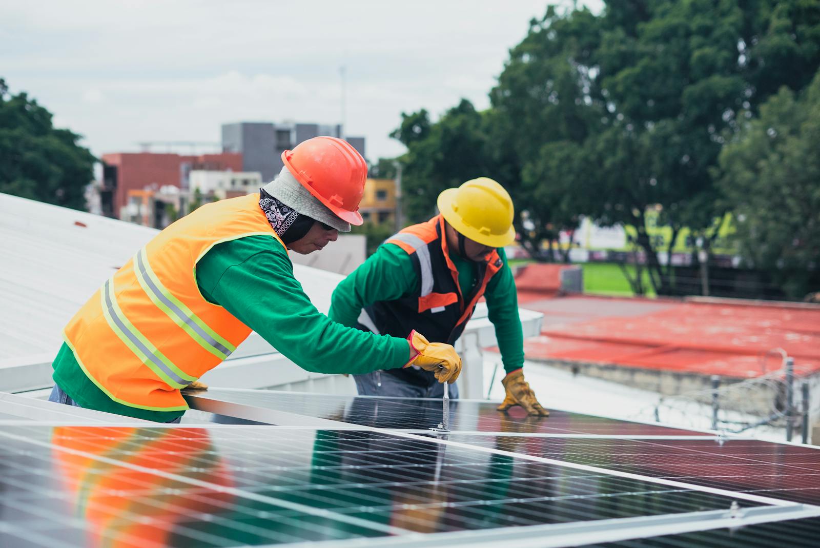 Hotel solar PV — typical install on a Victorian country house